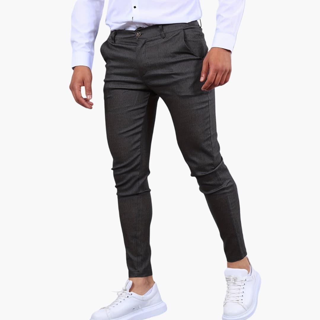 Herren Chinohose mit Bund und Seitentaschen