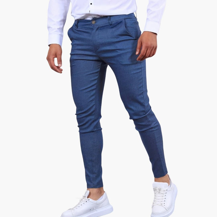 Herren Chinohose mit Bund und Seitentaschen