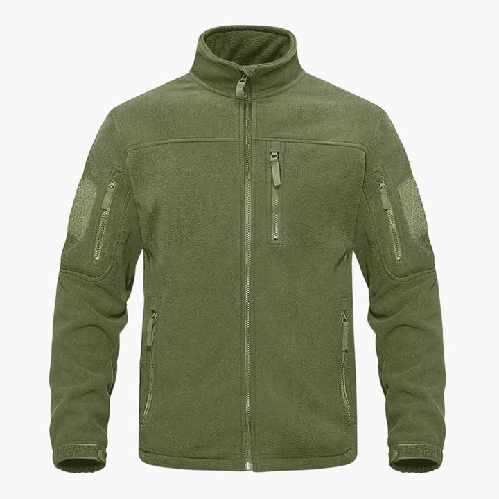 Herren Fleecejacke mit durchgehendem Reißverschluss