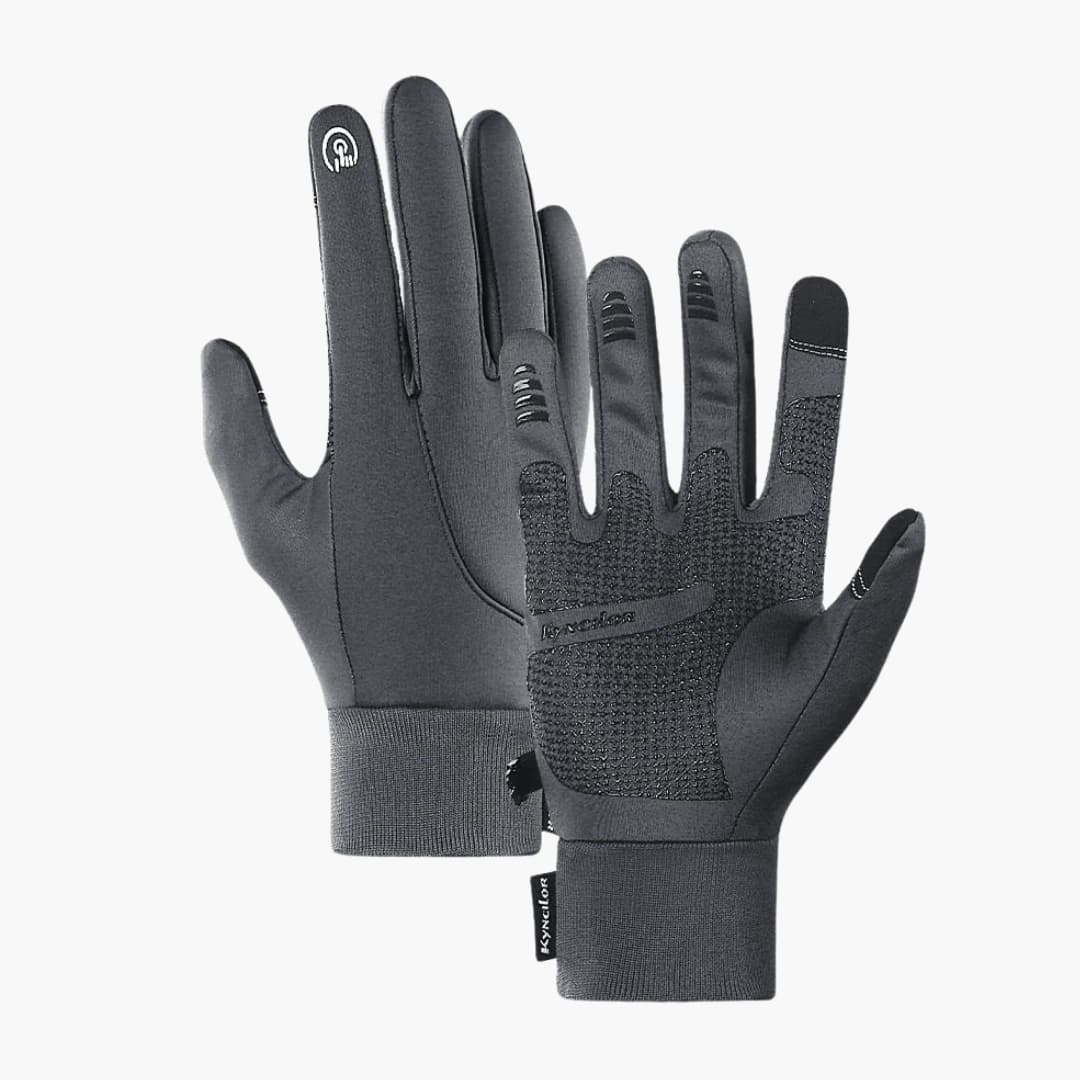 Herren Handschuhe mit Touchscreen Spitzen und elastischen Bündchen