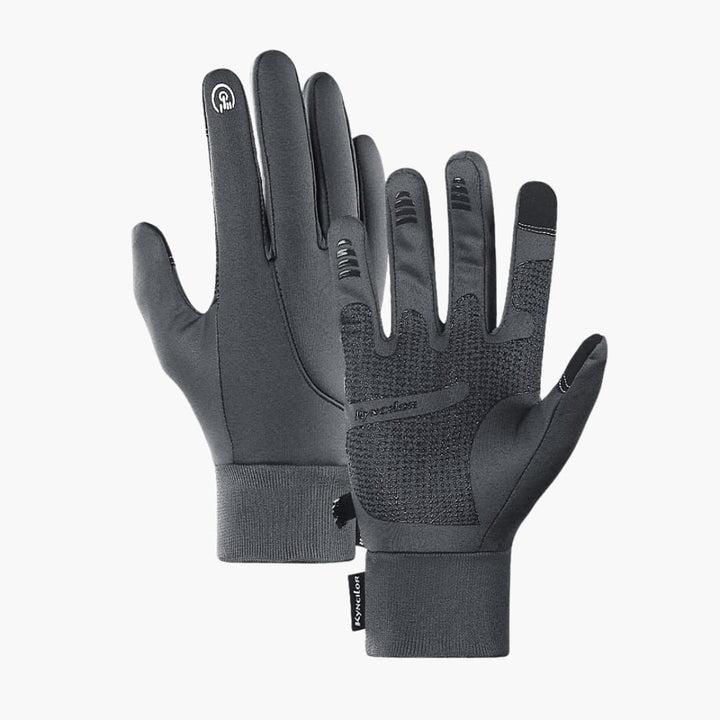 Herren Handschuhe mit Touchscreen Spitzen und strukturierter Handfläche