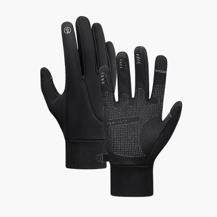 Herren Handschuhe mit Touchscreen Spitzen und strukturierter Handfläche