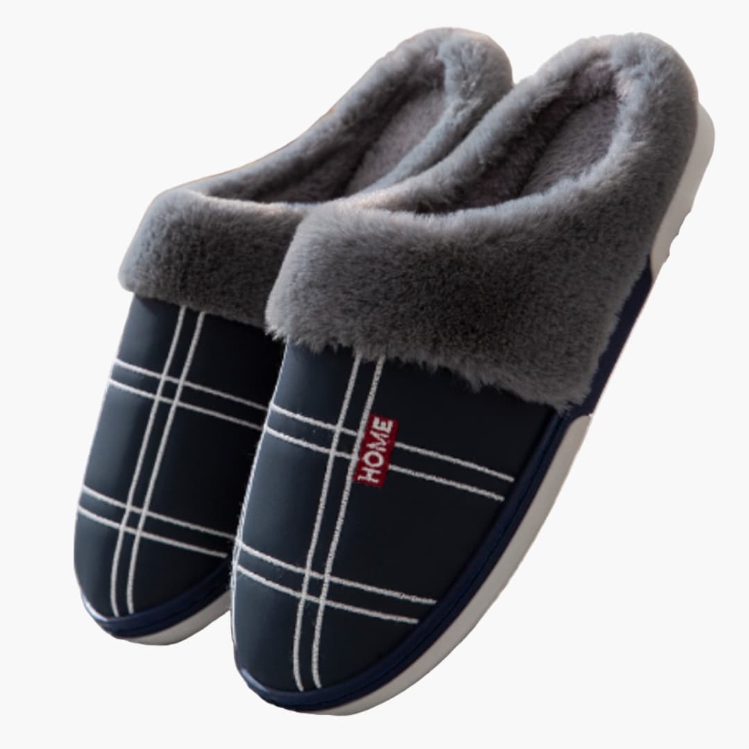 Herren Hausschuhe mit Schlupfdesign und Futter