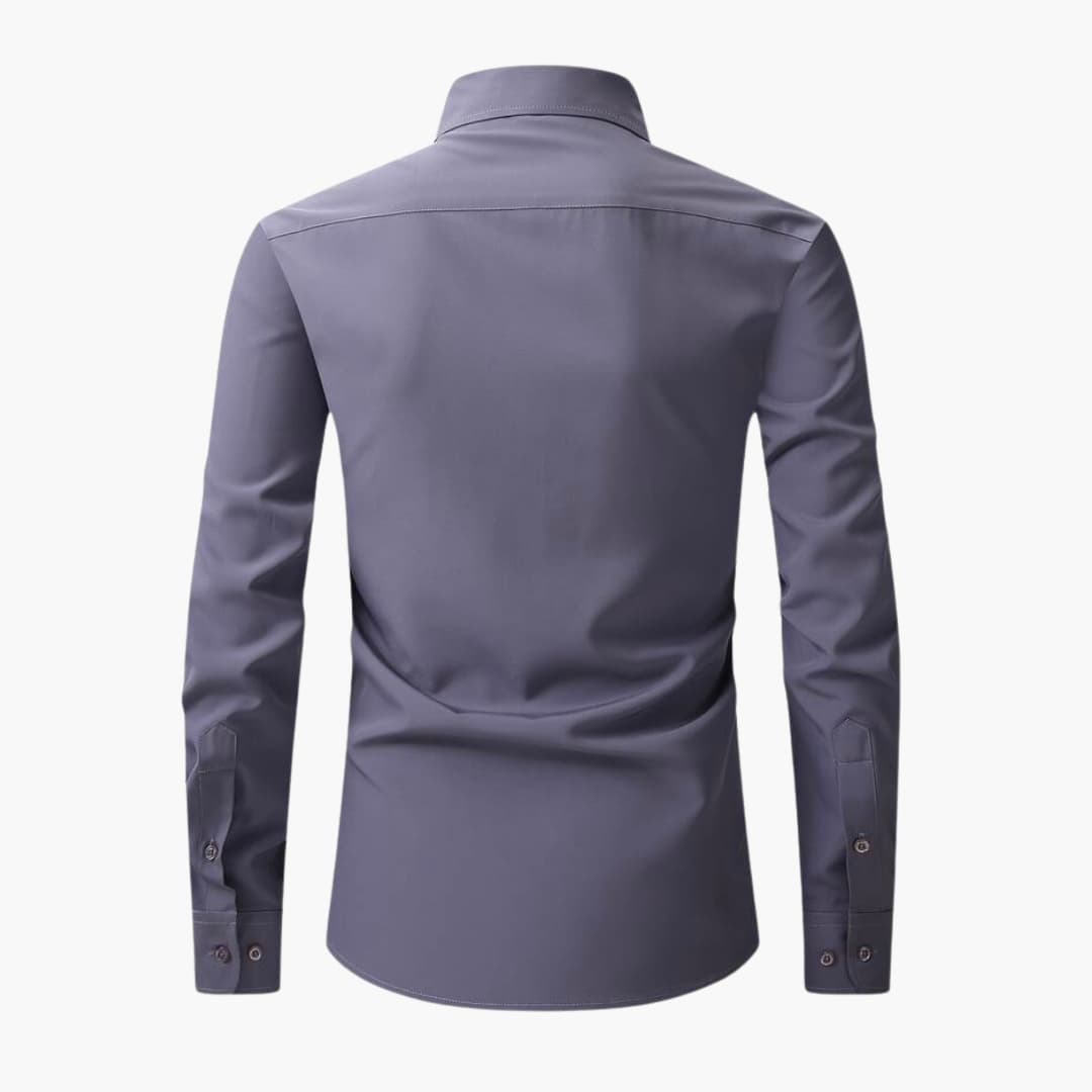 Herren Hemd mit Tasche und Knopfleiste