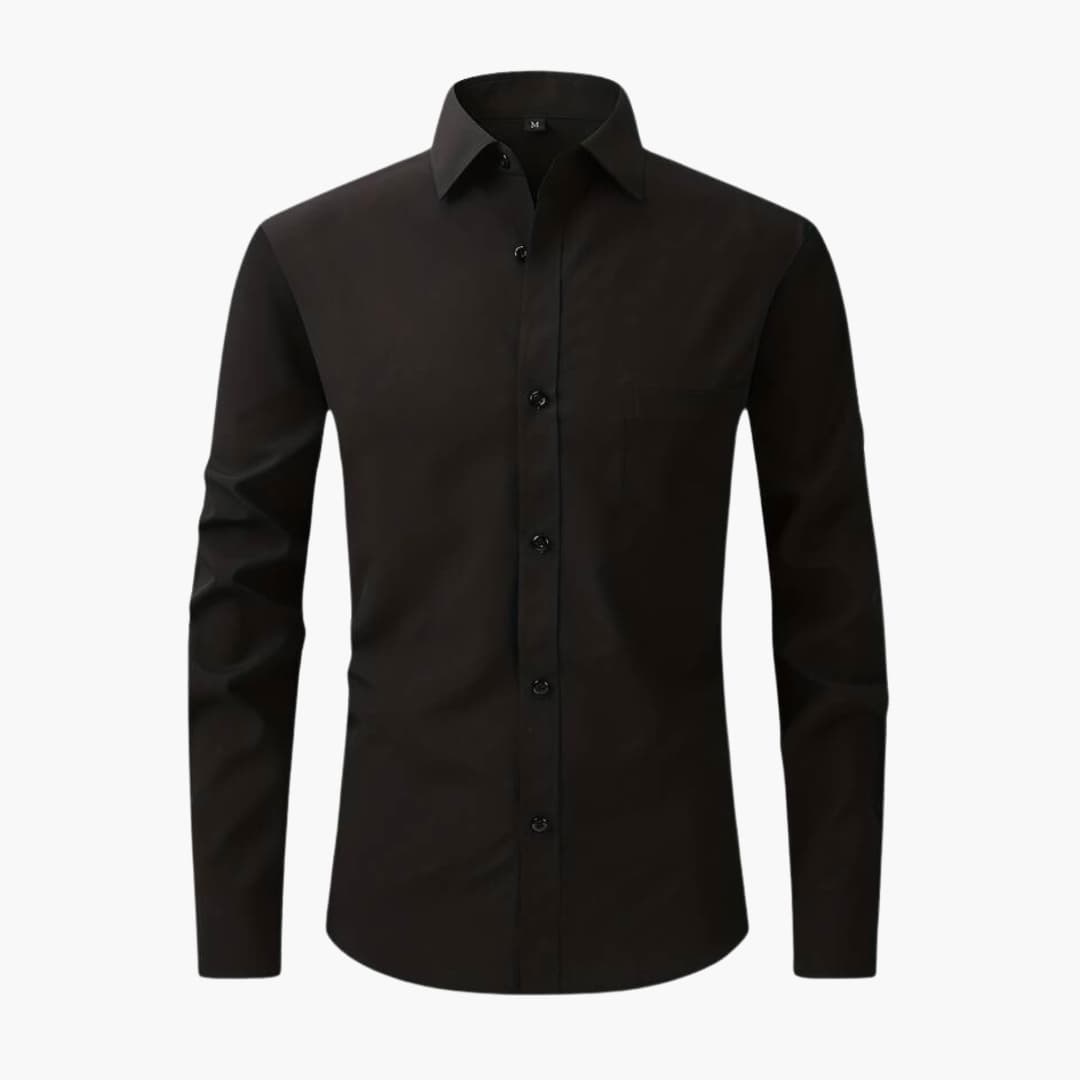 Herren Hemd mit Tasche und Knopfleiste