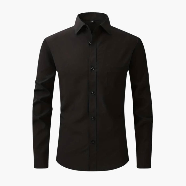 Herren Hemd mit Tasche und Knopfleiste