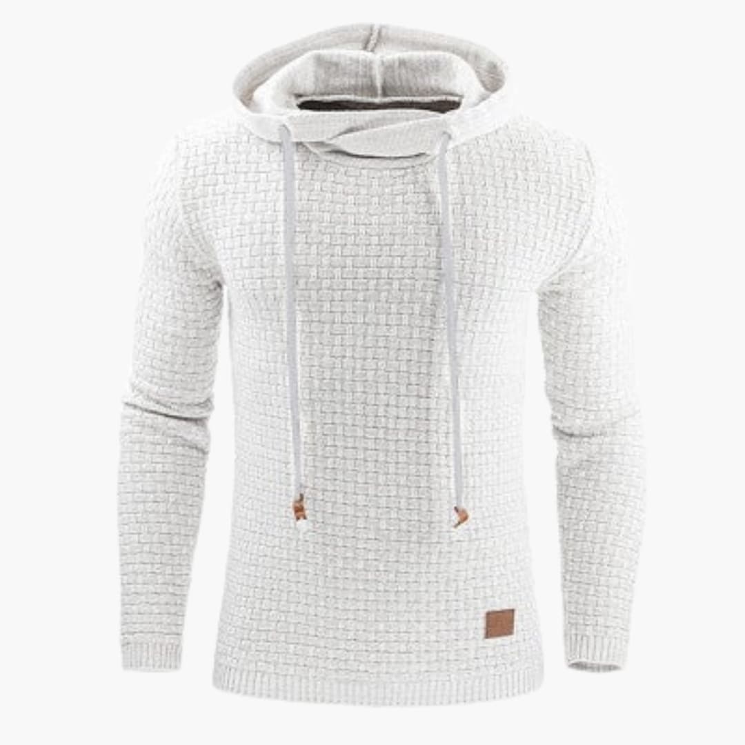 Herren Hoodie mit Kapuze und Rippbund