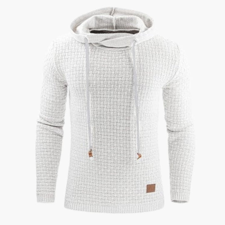 Herren Hoodie mit Kapuze und Rippbund