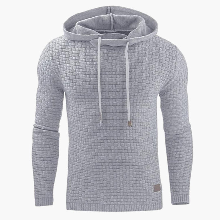 Herren Hoodie mit Kapuze und Rippbund