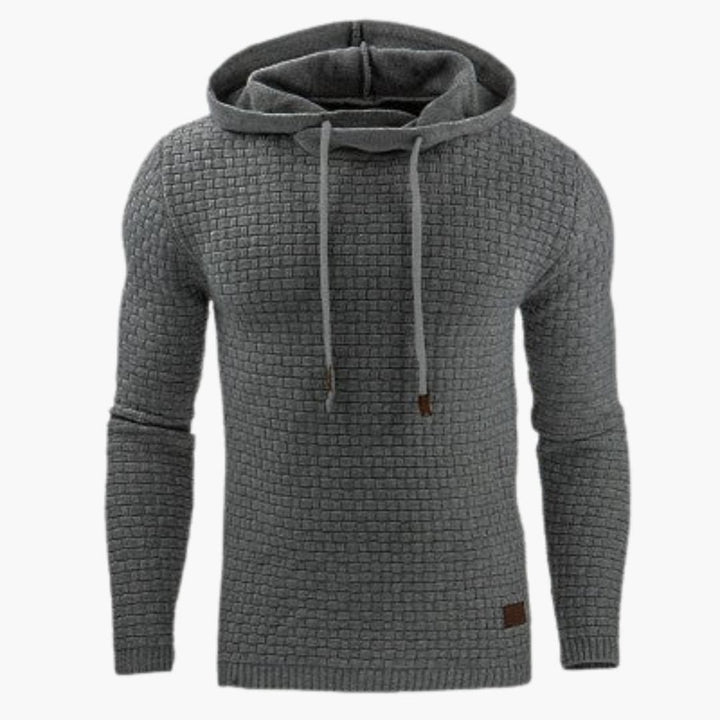 Herren Hoodie mit Kapuze und Rippbund