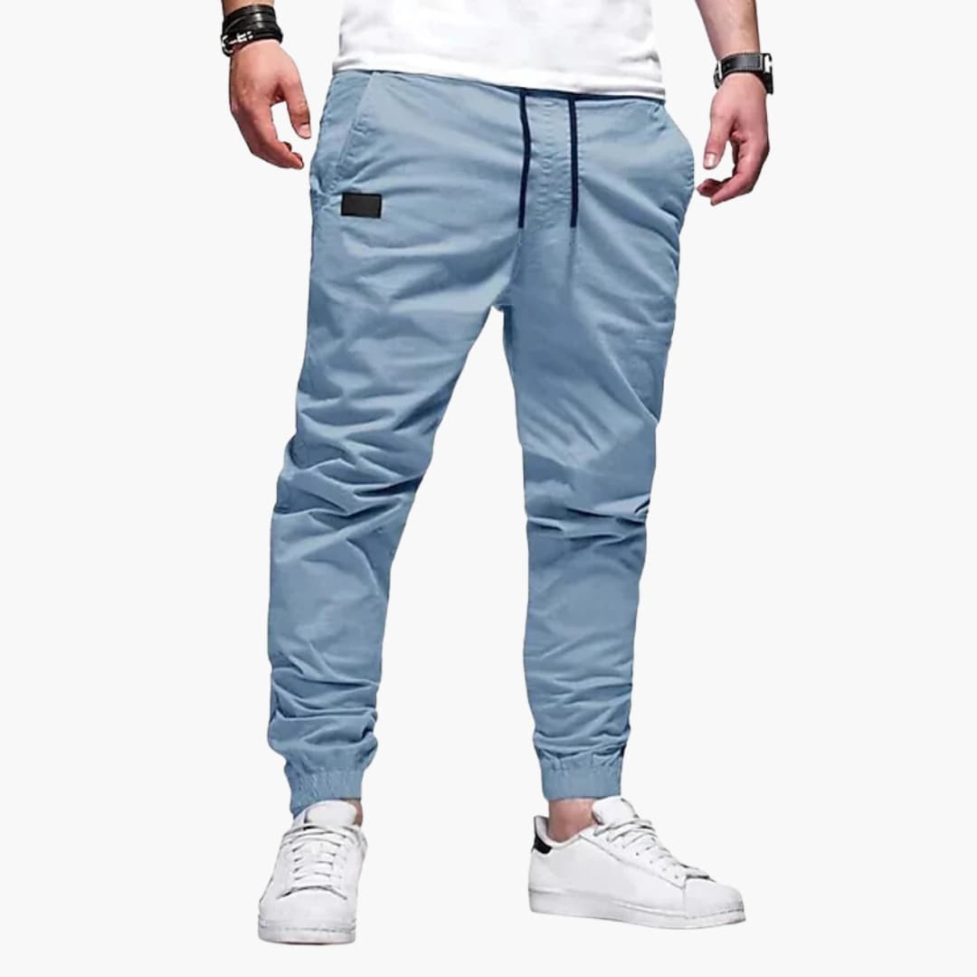 Herren Hose mit Bund und geradem Bein