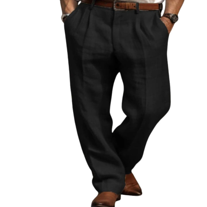 Herren Hose mit elastischem Bund und Kordelzug