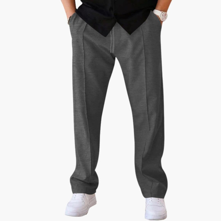 Herren Hose mit geradem Bein und Seitentaschen