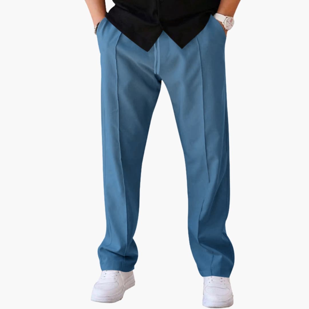 Herren Hose mit geradem Bein und Seitentaschen