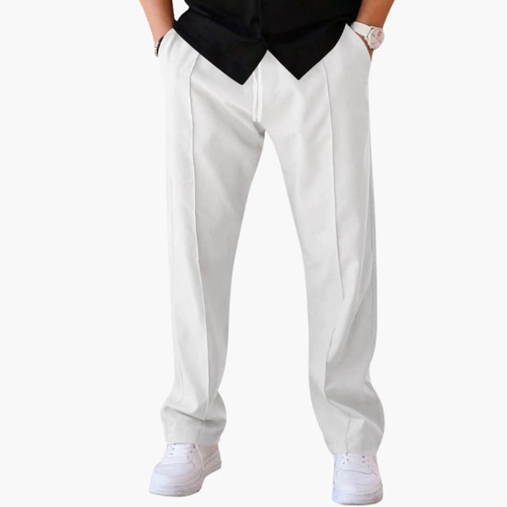 Herren Hose mit geradem Bein und Seitentaschen