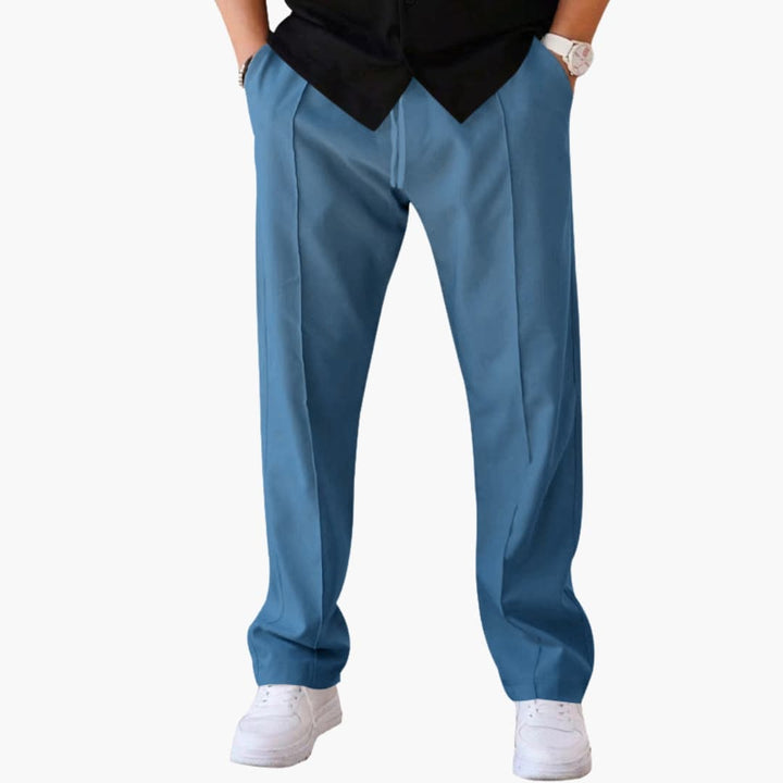 Herren Hose mit geradem Bein und Seitentaschen