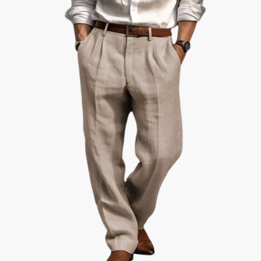 Herren Hose mit geradem Bein und funktionalen Taschen