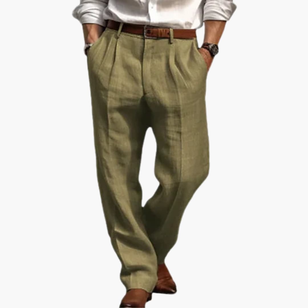 Herren Hose mit geradem Bein und funktionalen Taschen