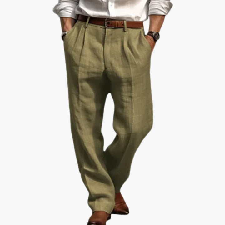 Herren Hose mit geradem Bein und funktionalen Taschen