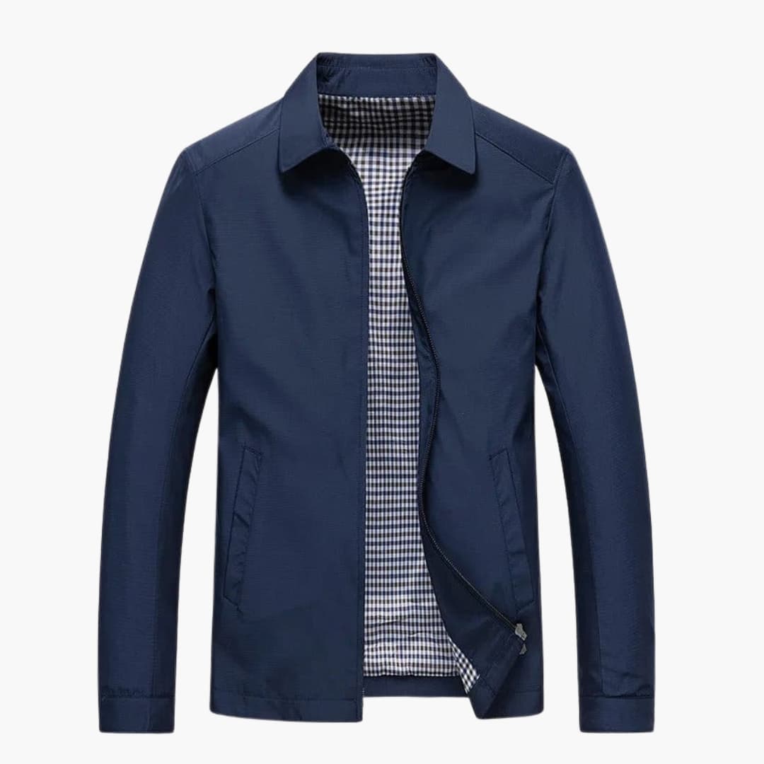 Herren Jacke mit Hemdkragen