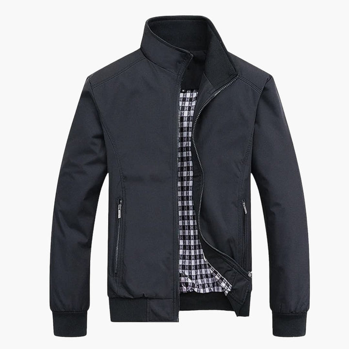 Herren Jacke mit Kragen und Reißverschluss