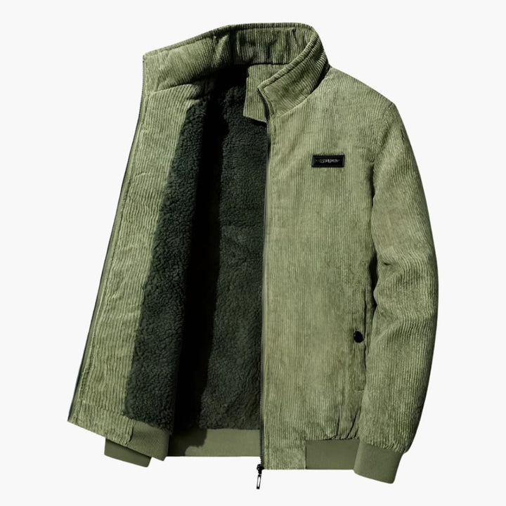 Herren Jacke mit Reißverschluss und Futter