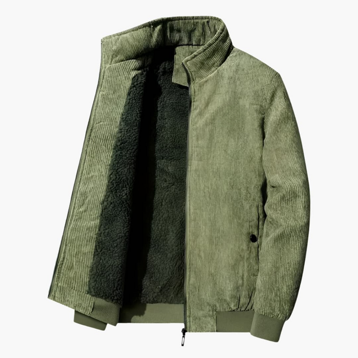 Herren Jacke mit Reißverschluss und Futter