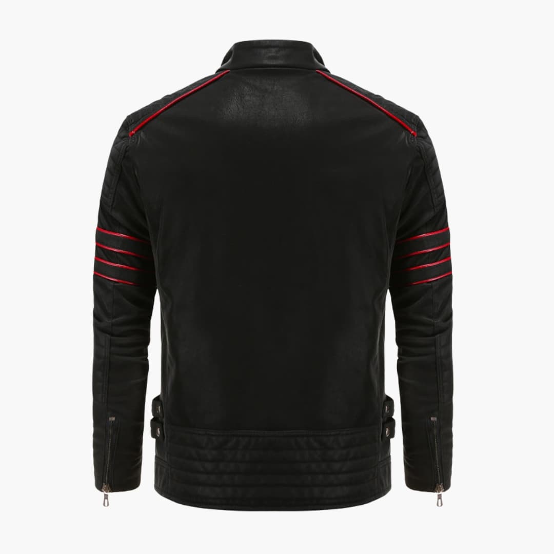 Herren Jacke mit Reißverschluss und Schulterpaspelierung