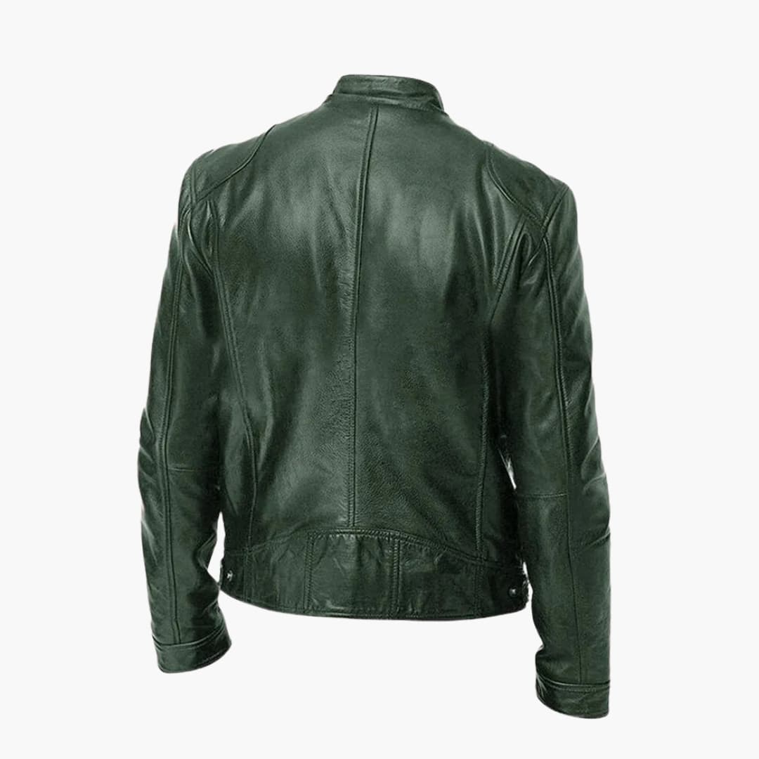 Herren Jacke mit Reißverschluss und Stehkragen