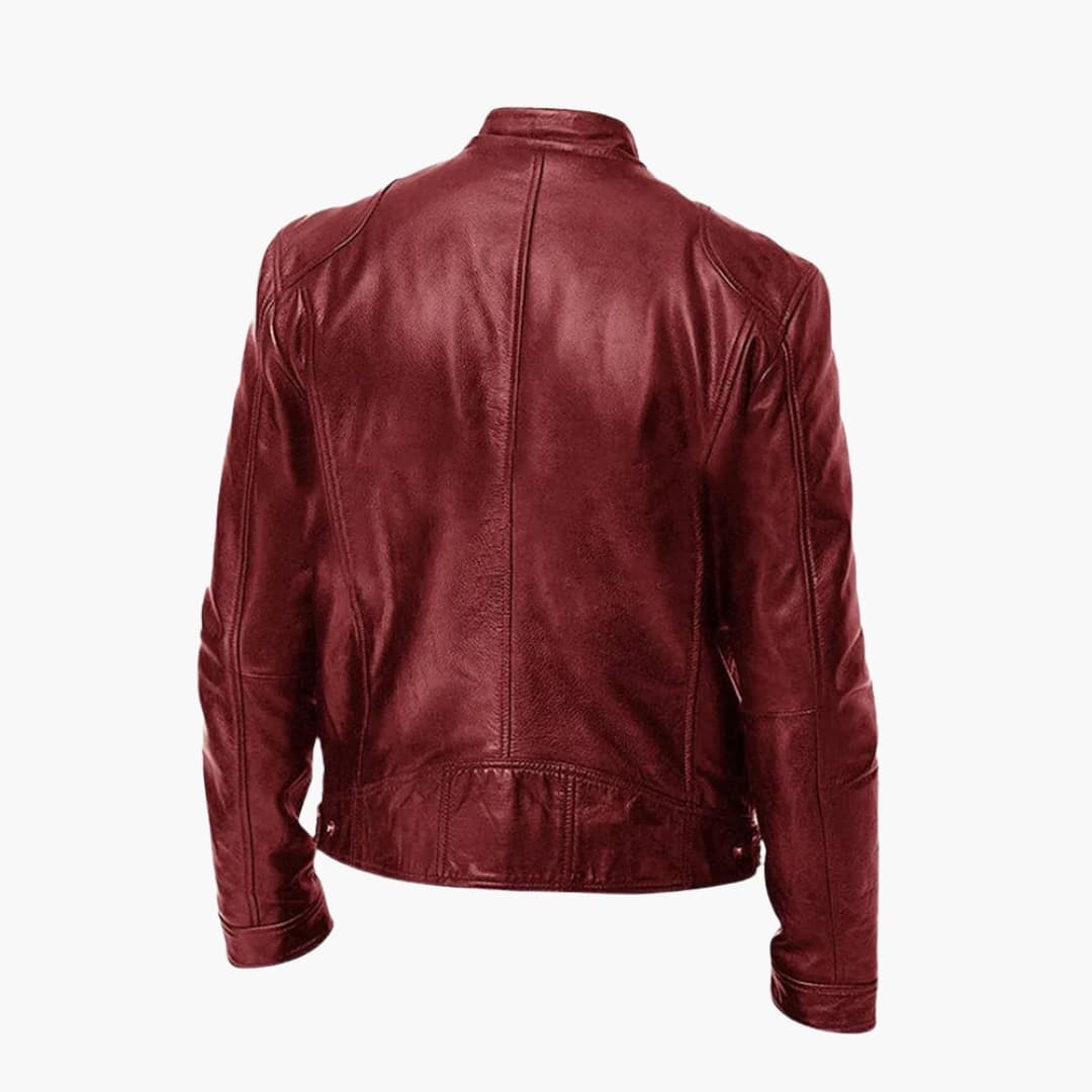Herren Jacke mit Reißverschluss und Stehkragen