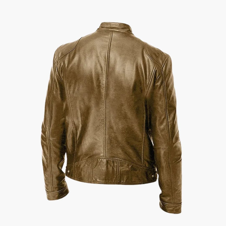 Herren Jacke mit Reißverschluss und Stehkragen