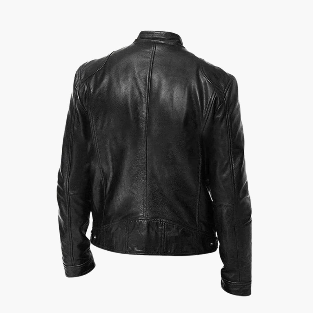 Herren Jacke mit Reißverschluss und Stehkragen