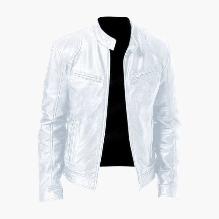 Herren Jacke mit Reißverschluss und Stehkragen