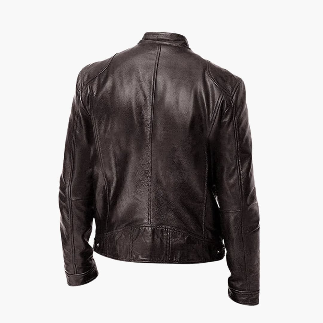 Herren Jacke mit Reißverschluss und Stehkragen