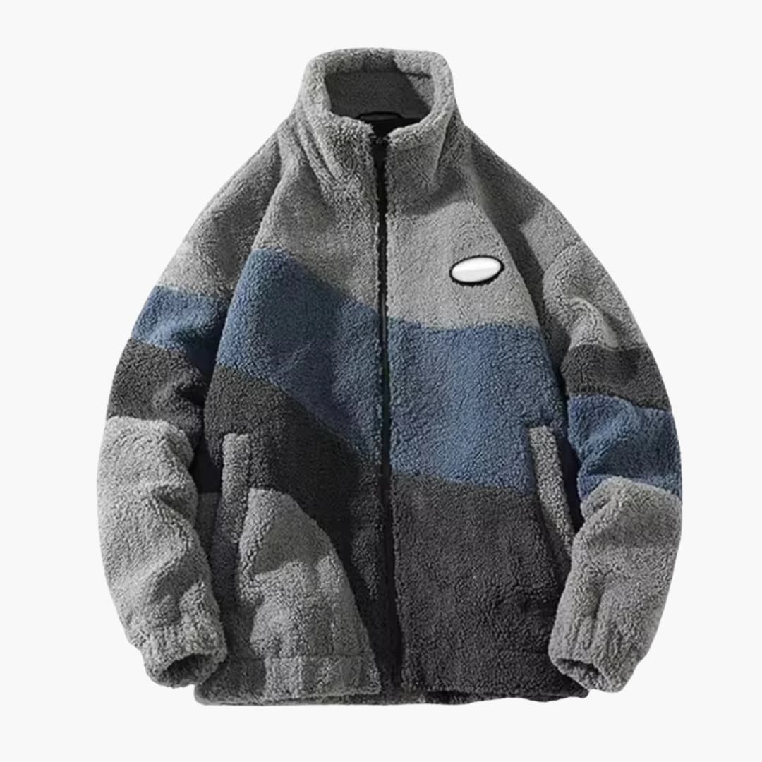 Herren Jacke mit Reißverschluss und langen Ärmeln