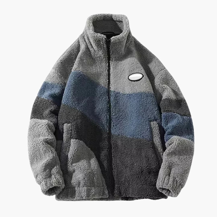 Herren Jacke mit Reißverschluss und langen Ärmeln
