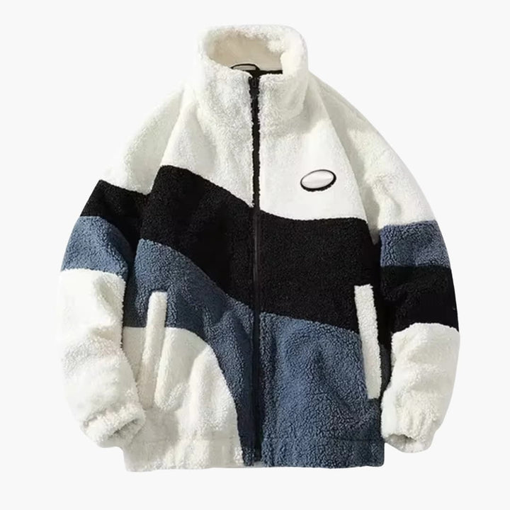 Herren Jacke mit Reißverschluss und langen Ärmeln