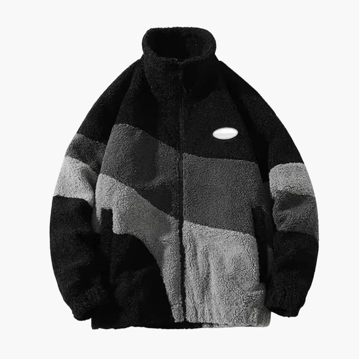 Herren Jacke mit Reißverschluss und langen Ärmeln