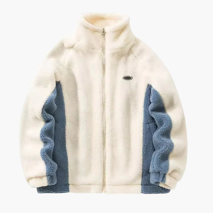 Herren Jacke mit Reißverschluss und langen Ärmeln