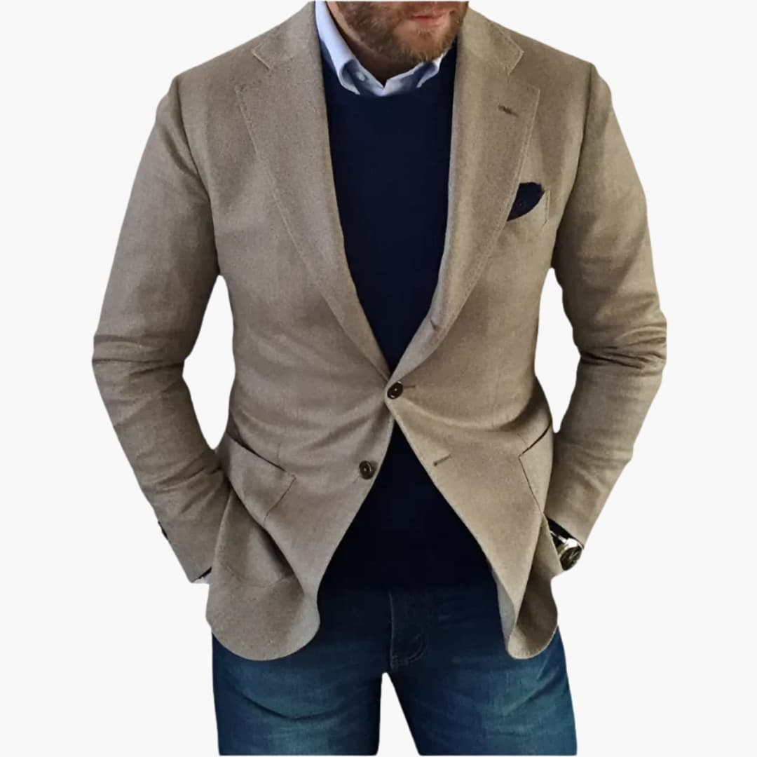 Herren Jacke mit Reverskragen