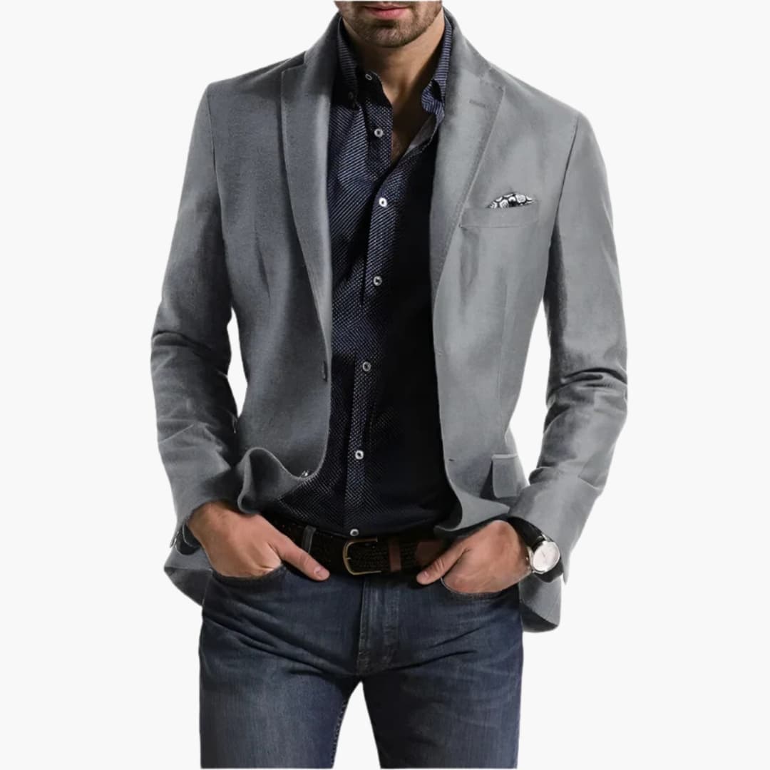 Herren Jacke mit Reverskragen