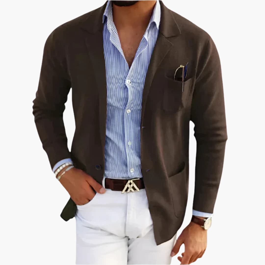 Herren Jacke mit Reverskragen