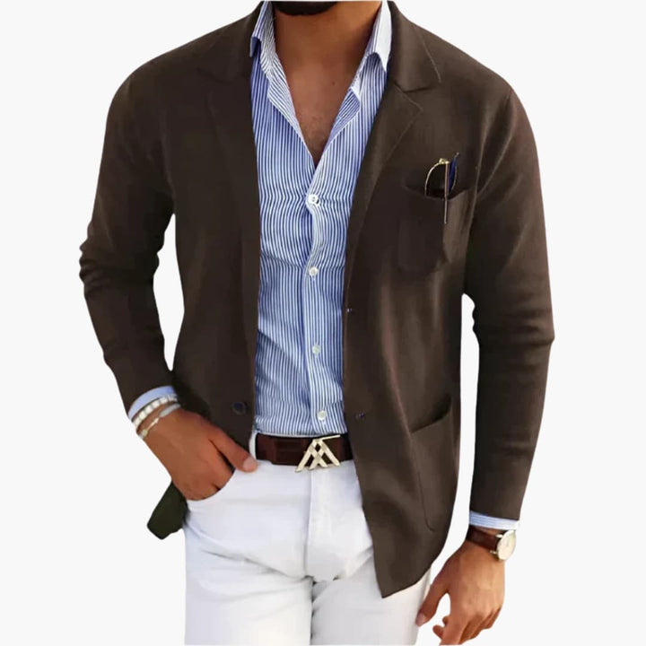 Herren Jacke mit Reverskragen