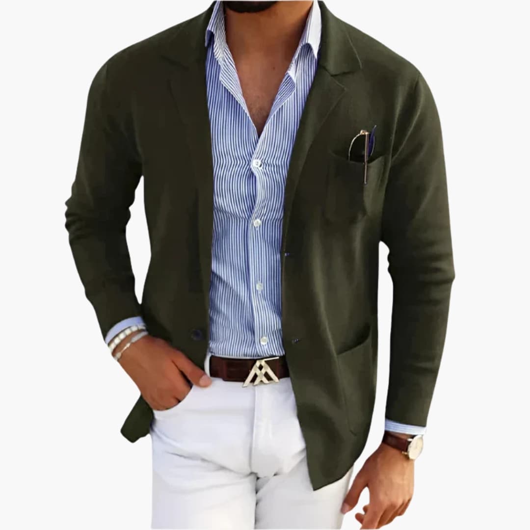 Herren Jacke mit Reverskragen