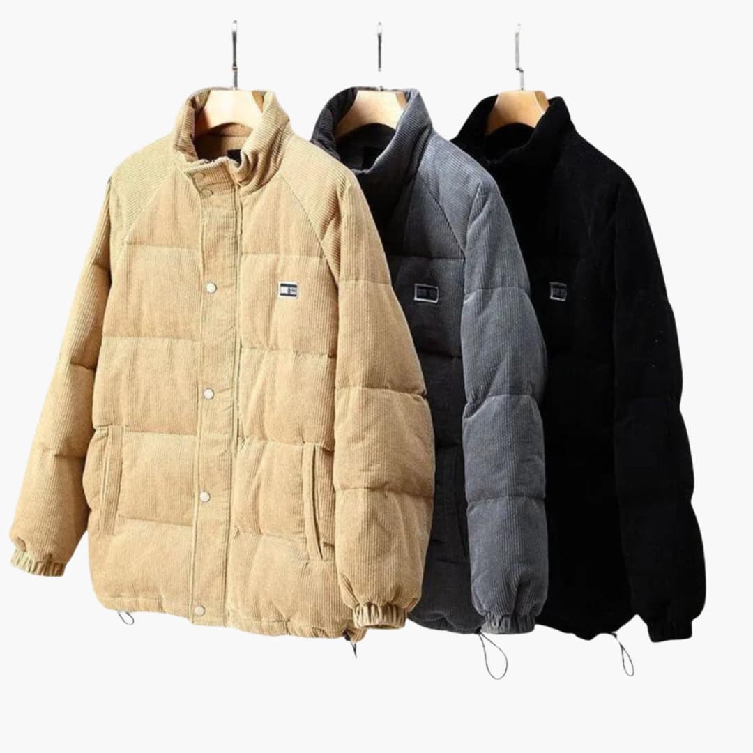 Herren Jacke mit hohem Kragen