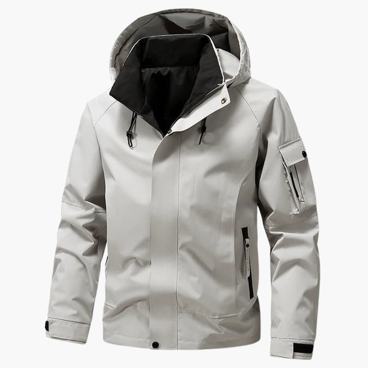 Herren Kapuzenjacke mit Mehreren Taschen