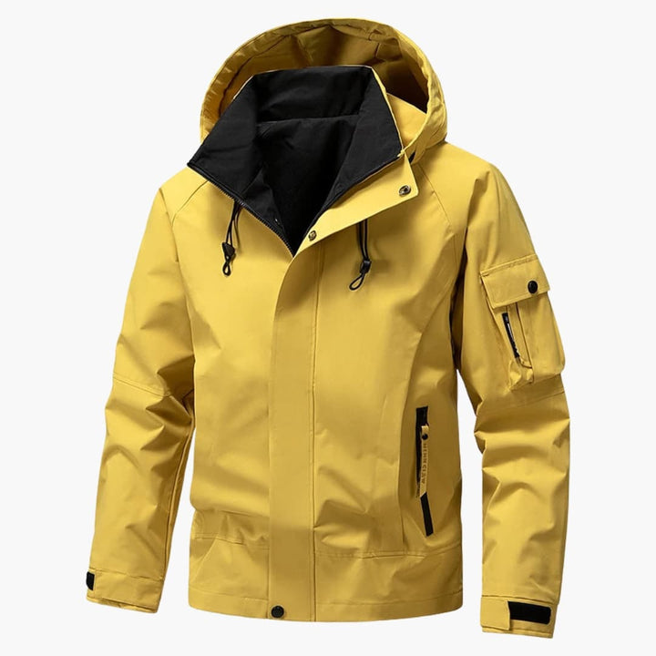 Herren Kapuzenjacke mit Mehreren Taschen
