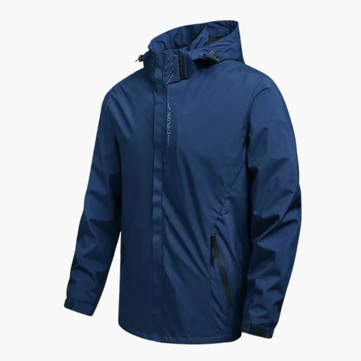 Herren Kapuzenjacke mit Reißverschlusstaschen