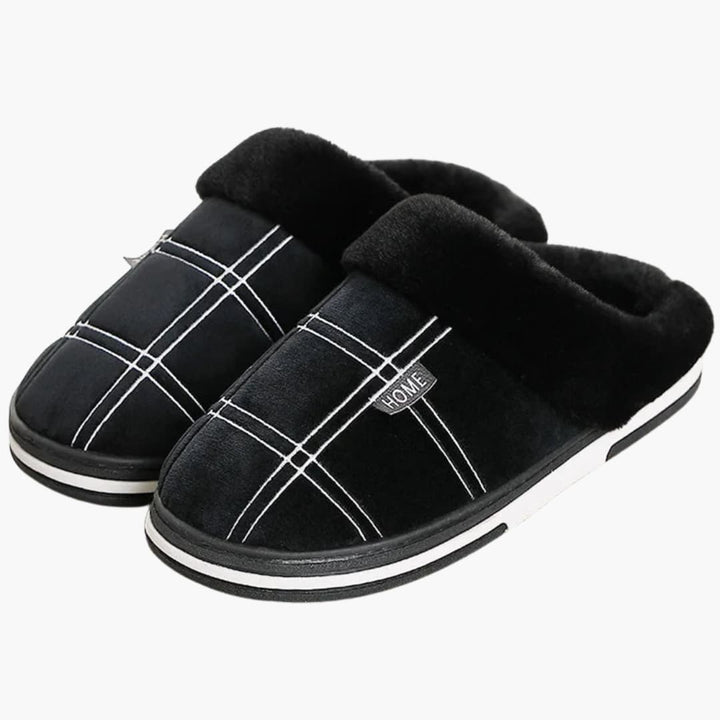 Warme Heren Pantoffels Zachte Binnenvoering Anti-Slip Zoo
