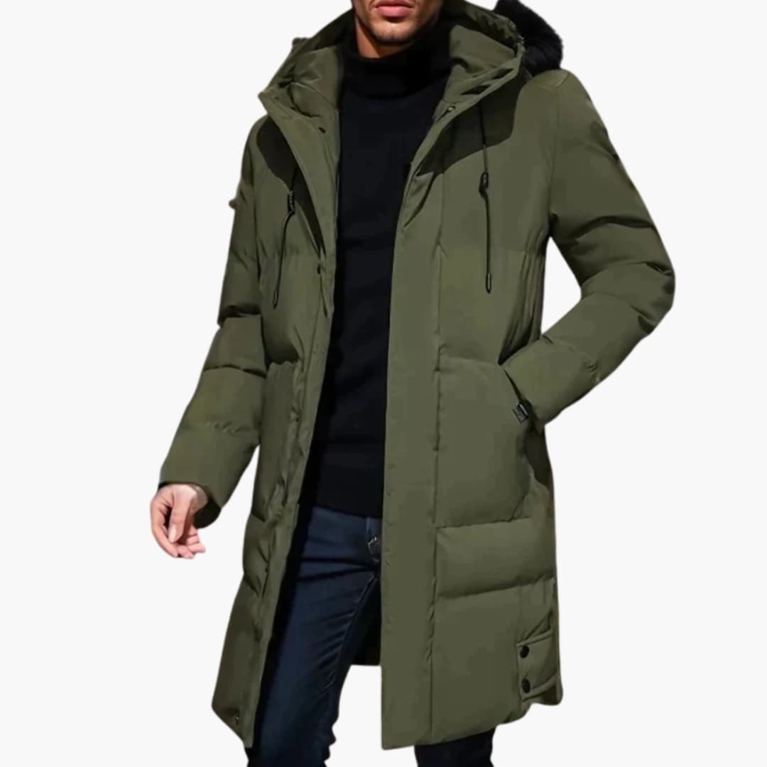 Herren Parka mit Kapuze